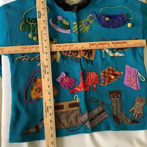 Vintage Design Options by Philip & Jane Gordon Medium with faux fur neck/sleeves - Picture 11 of 16